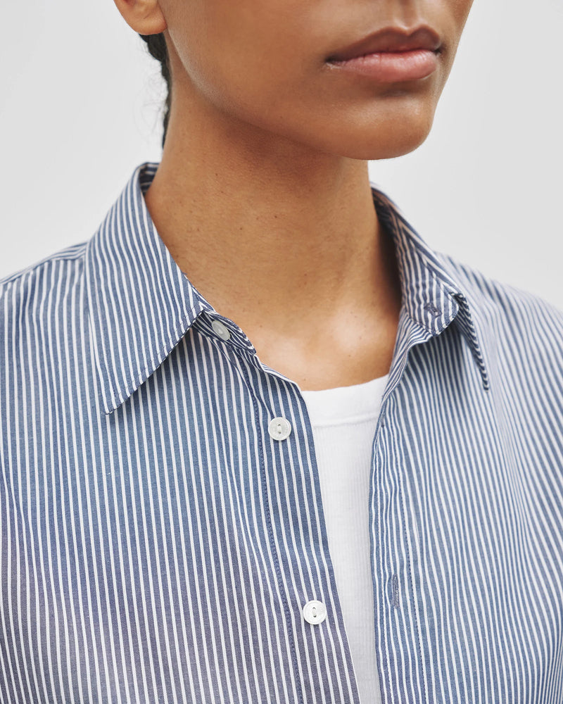 Raphael Classic Striped Cotton Shirt