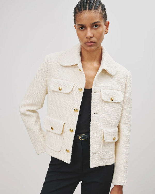 Paloma Cotton-Blend Tweed Jacket