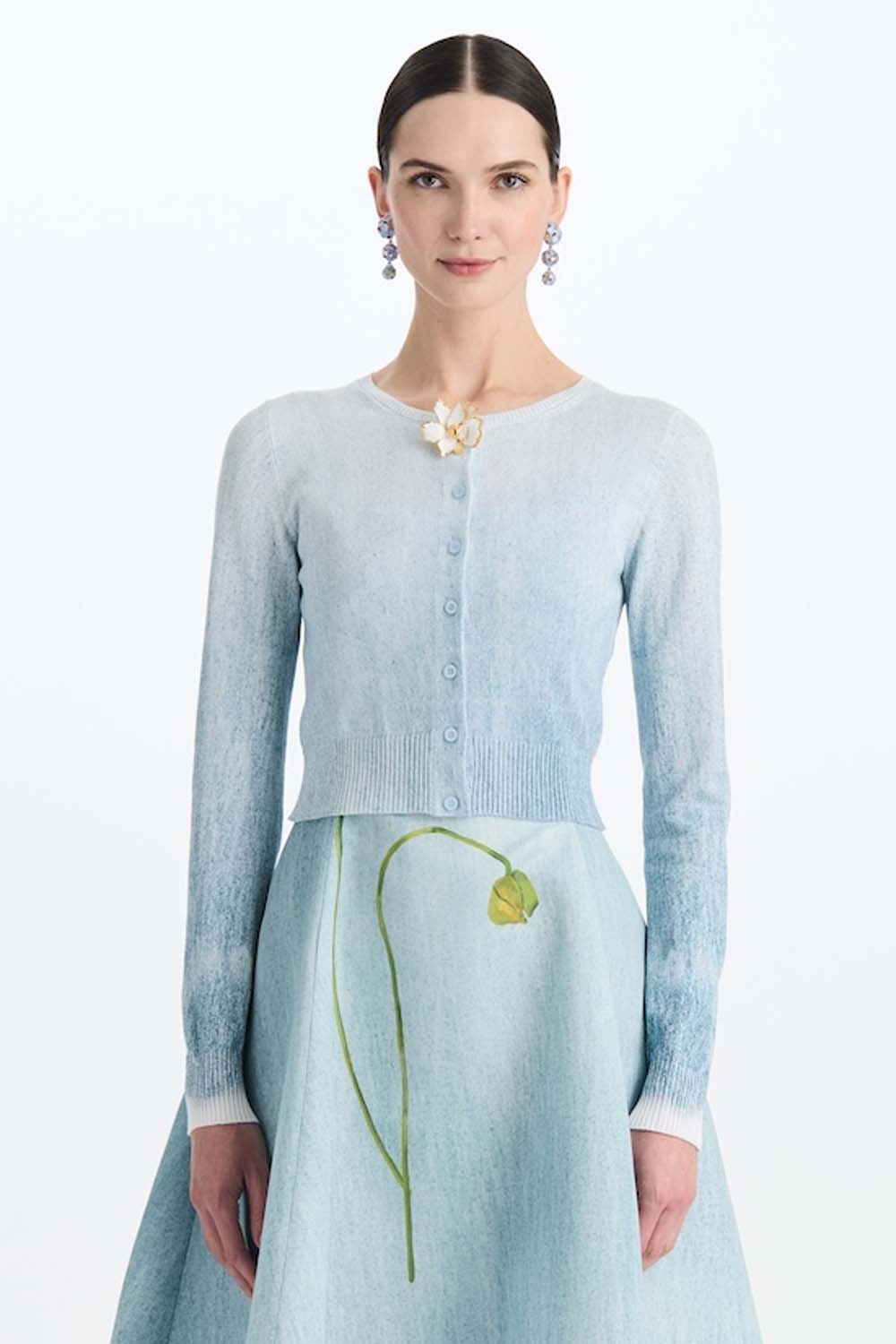 oscar de la renta light blue dress Dresses & Clothing – Belinda International Always Cozy Turtleneck Mini short sleeve dresses length dress Size 1:XS