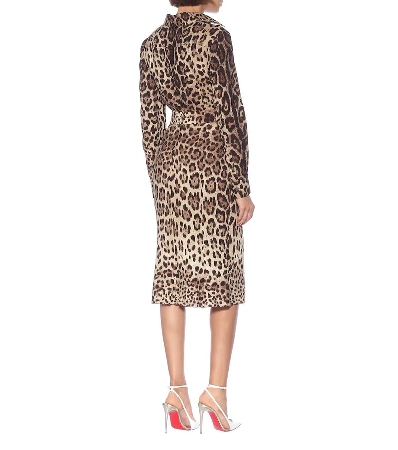 Leopard Pencil Skirt