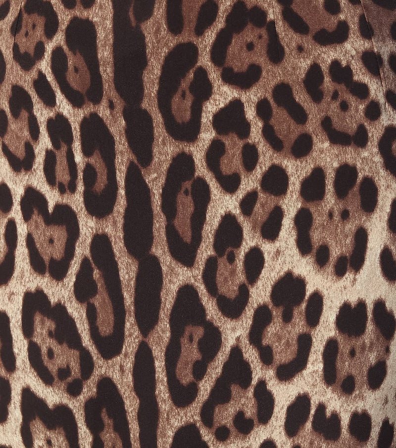 Leopard Pencil Skirt