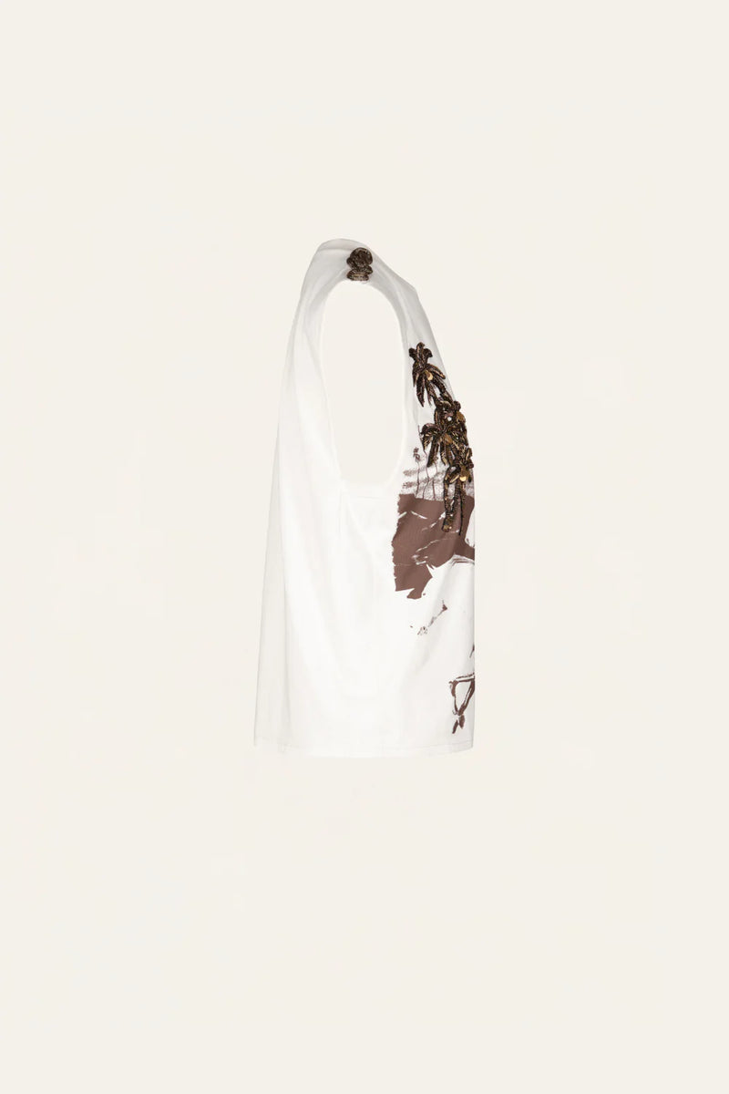 Brave Printed Top