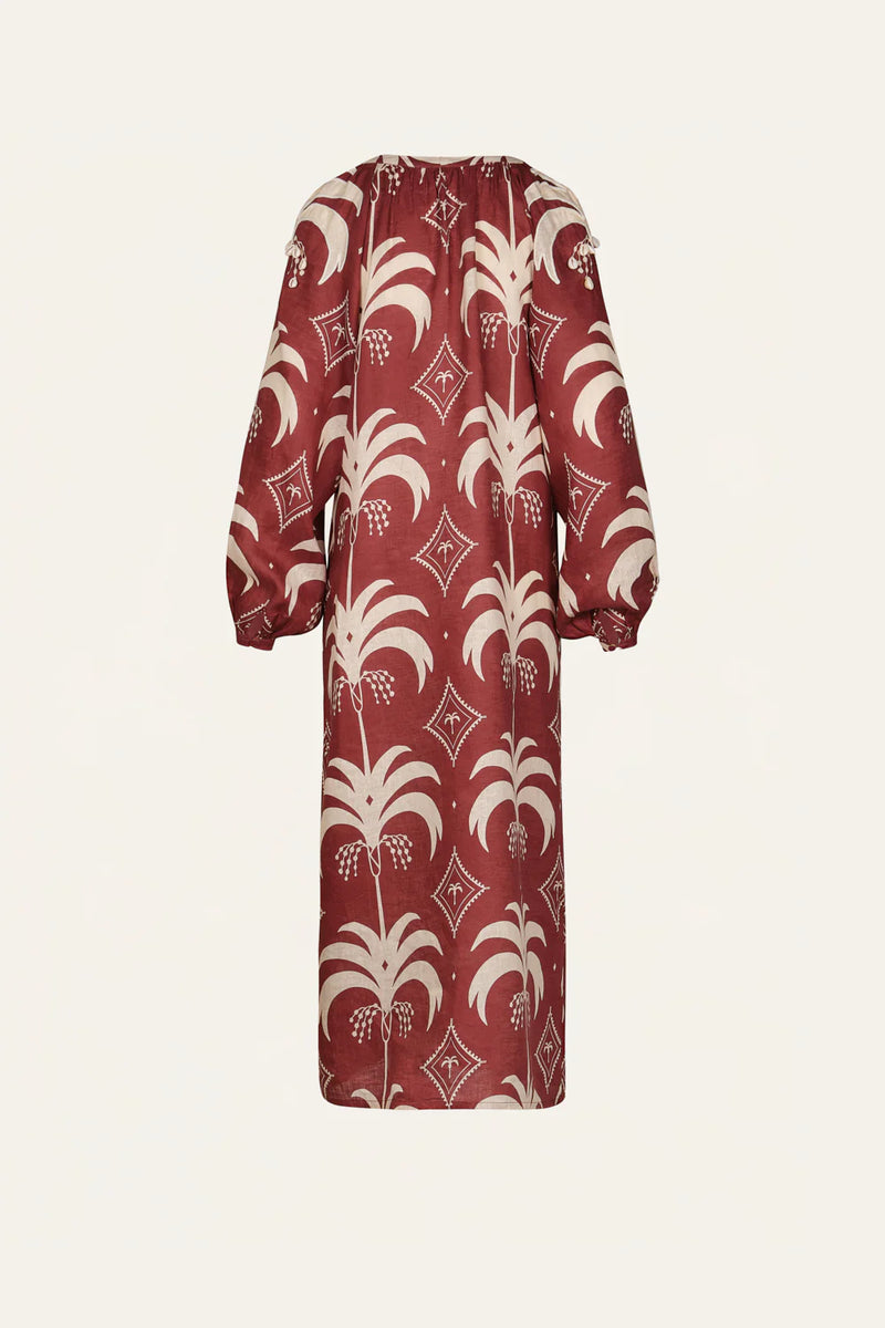 Weaving Waves Linen Tunic Dress