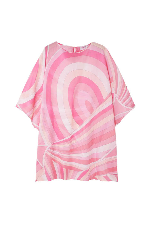 Iride Print Cotton Kaftan