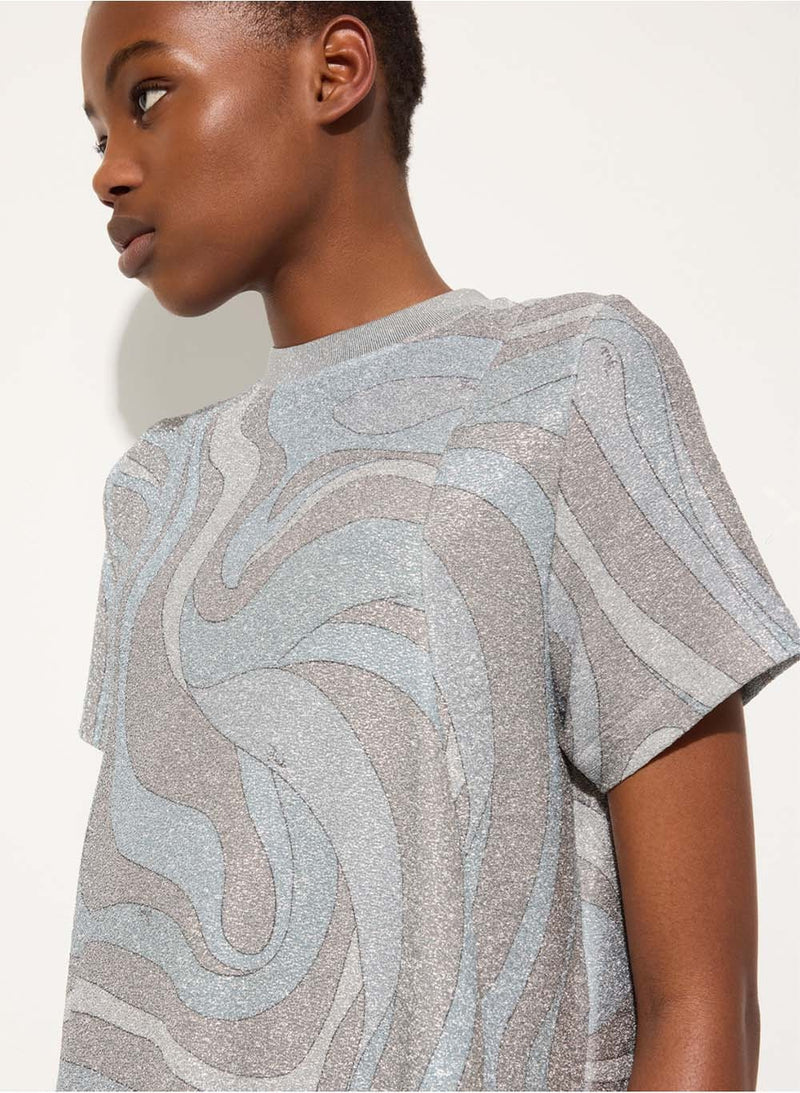 Marmo Lame Jersey Dress