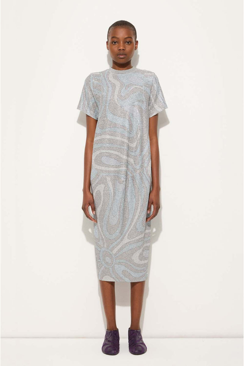 Marmo Lame Jersey Dress