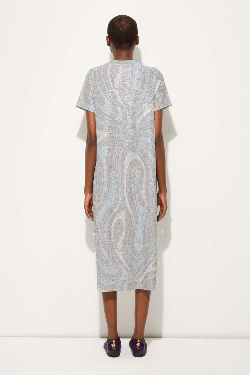 Marmo Lame Jersey Dress