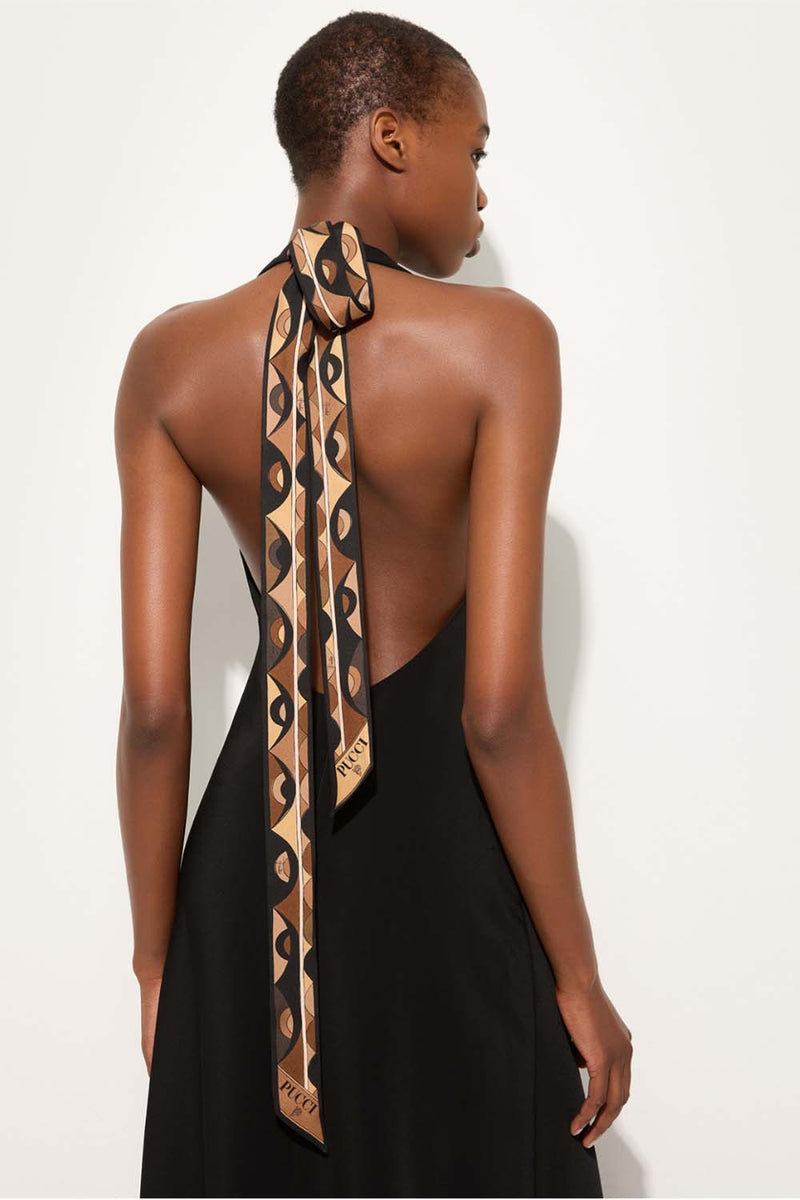 Front Slit Halterneck Maxi Dress