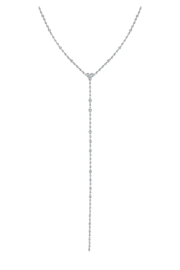 Diamond Infinity Y Necklace