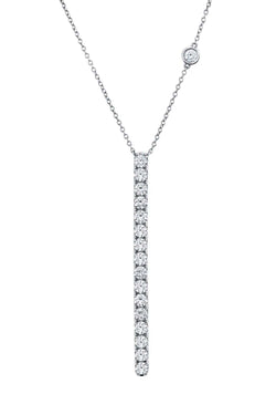 Jumbo Diamond Stick Necklace