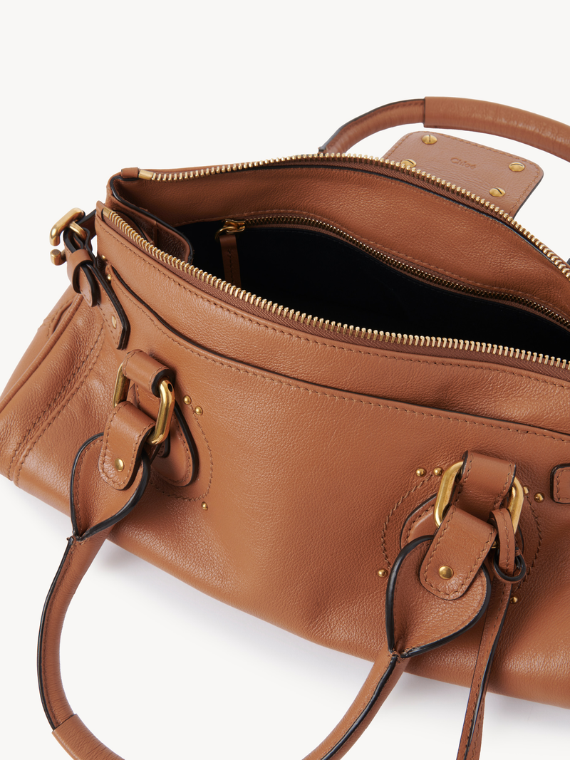 Grained Leather Paddington Tote
