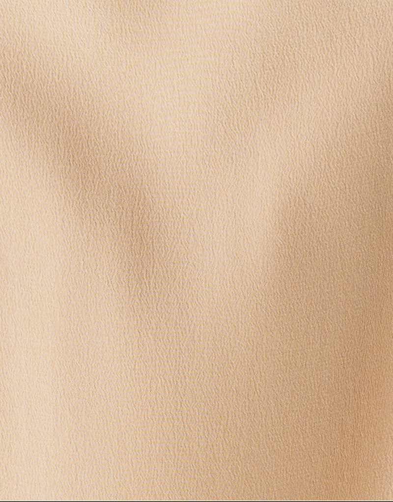 Silk Crêpe de Chine Tie Detail Blouse
