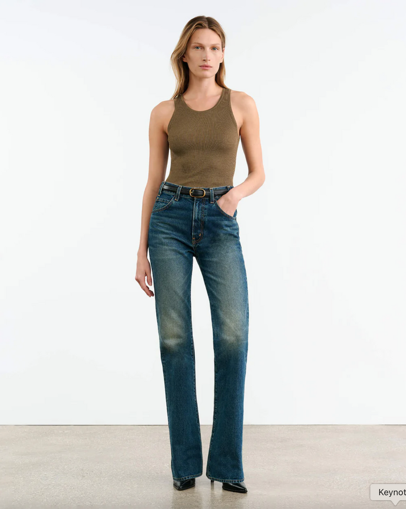 Lotte Ribbed Silk Tank