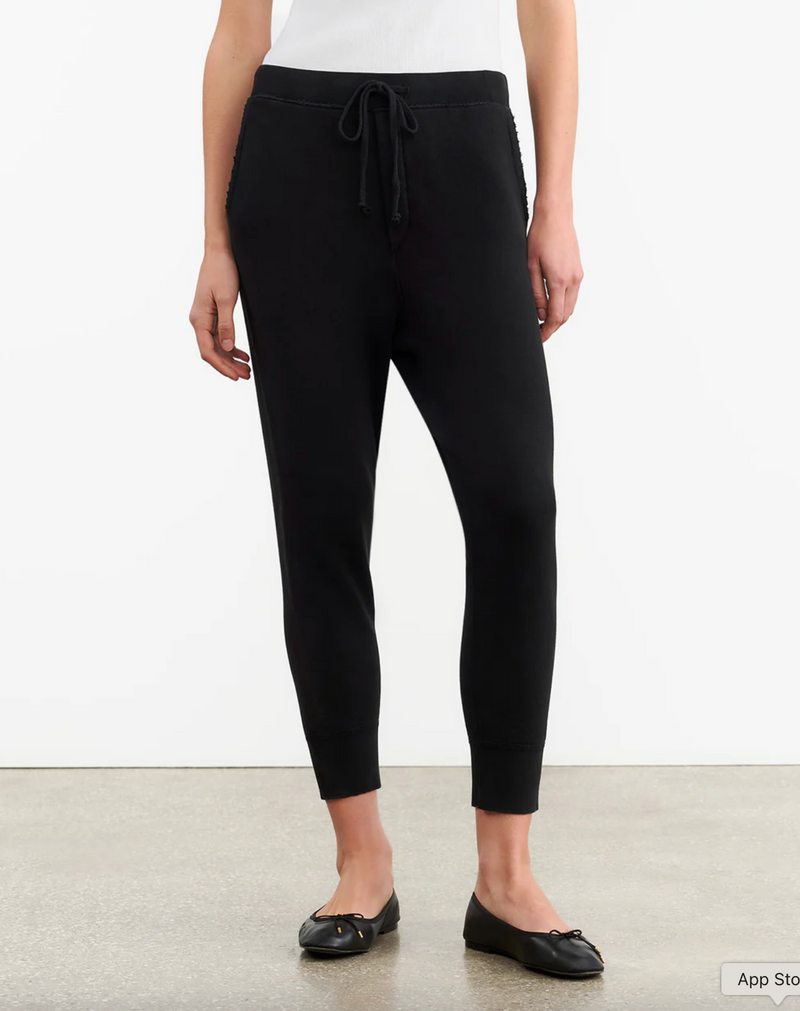 Nolan Cropped Cotton-Jersey Track Pants
