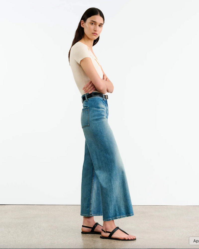 Megan High-Rise Wide-Leg Jeans