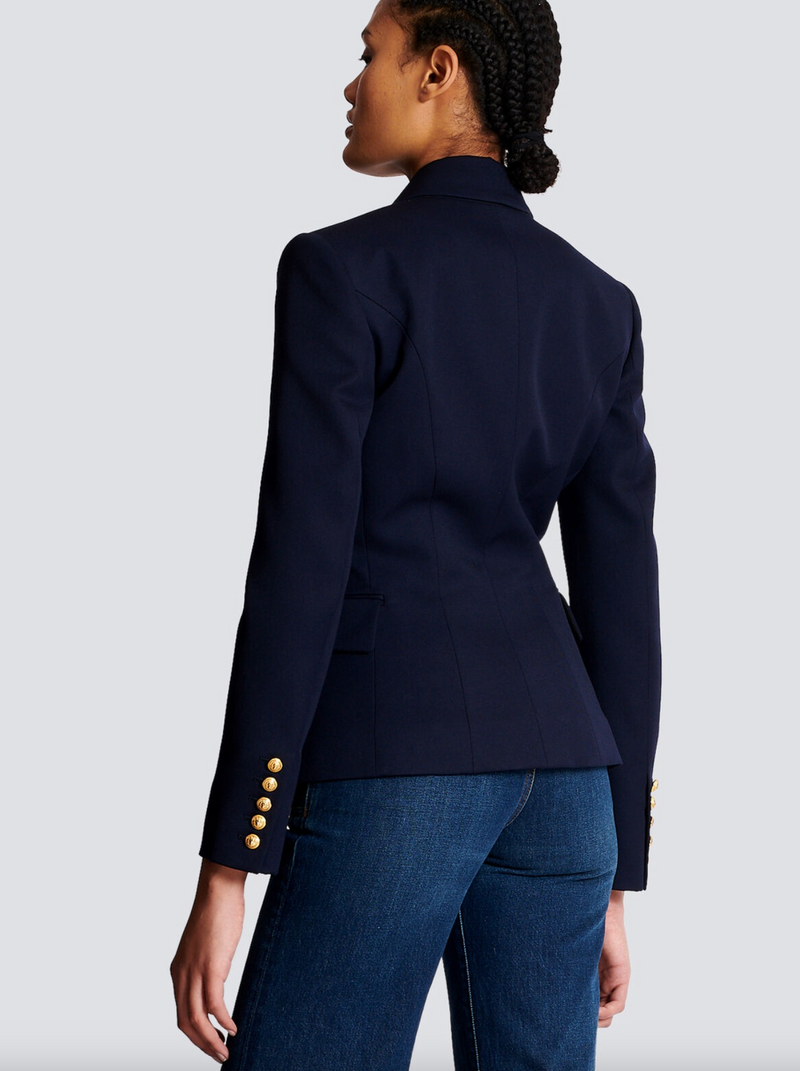 Double-Breasted Wool Blazer