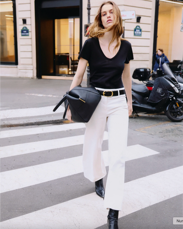 Megan Wide-leg Stretch-cotton Trousers