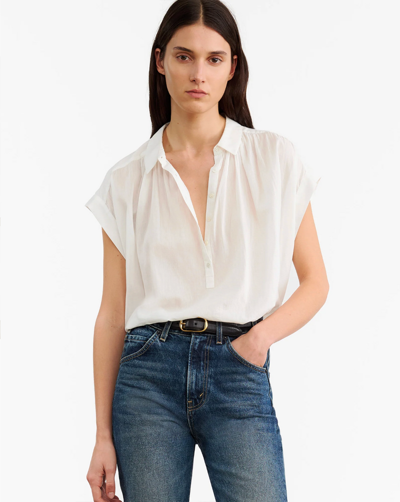 Normandy Cotton-voile Blouse