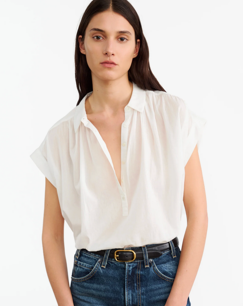 Normandy Cotton-voile Blouse