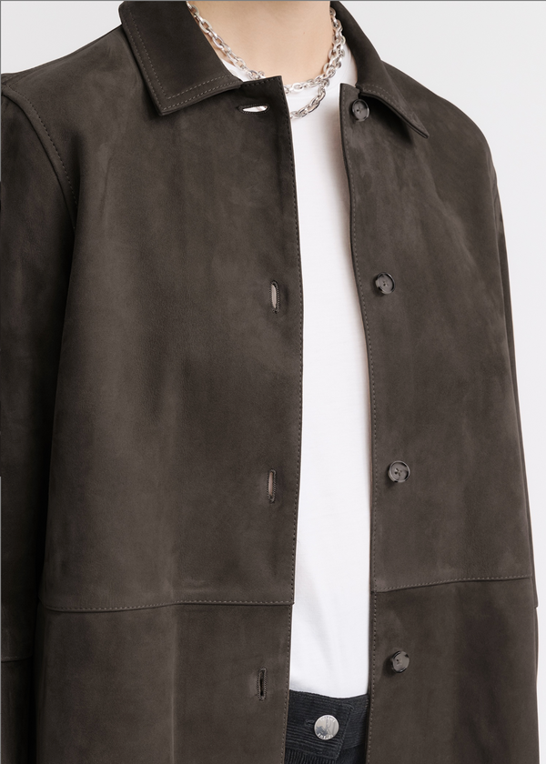 Soft Suede Overshirt
