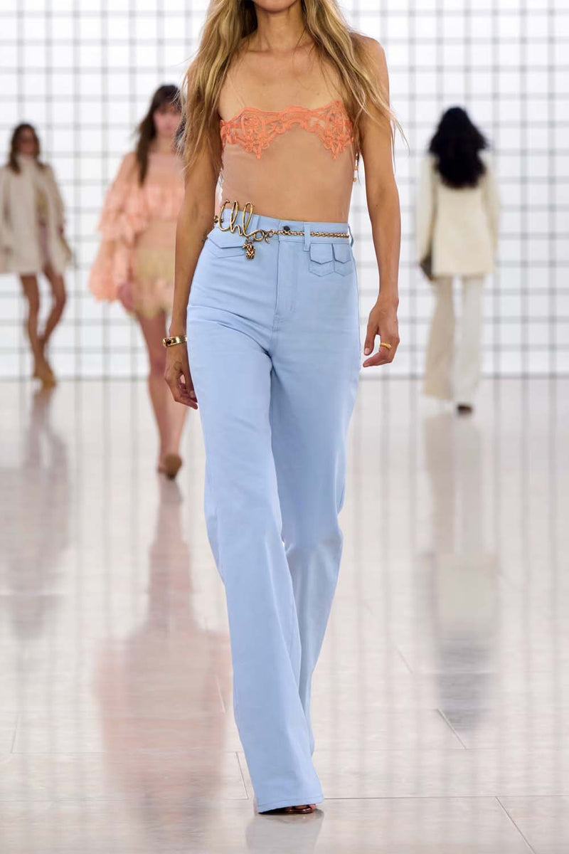 High-rise flare jeans
