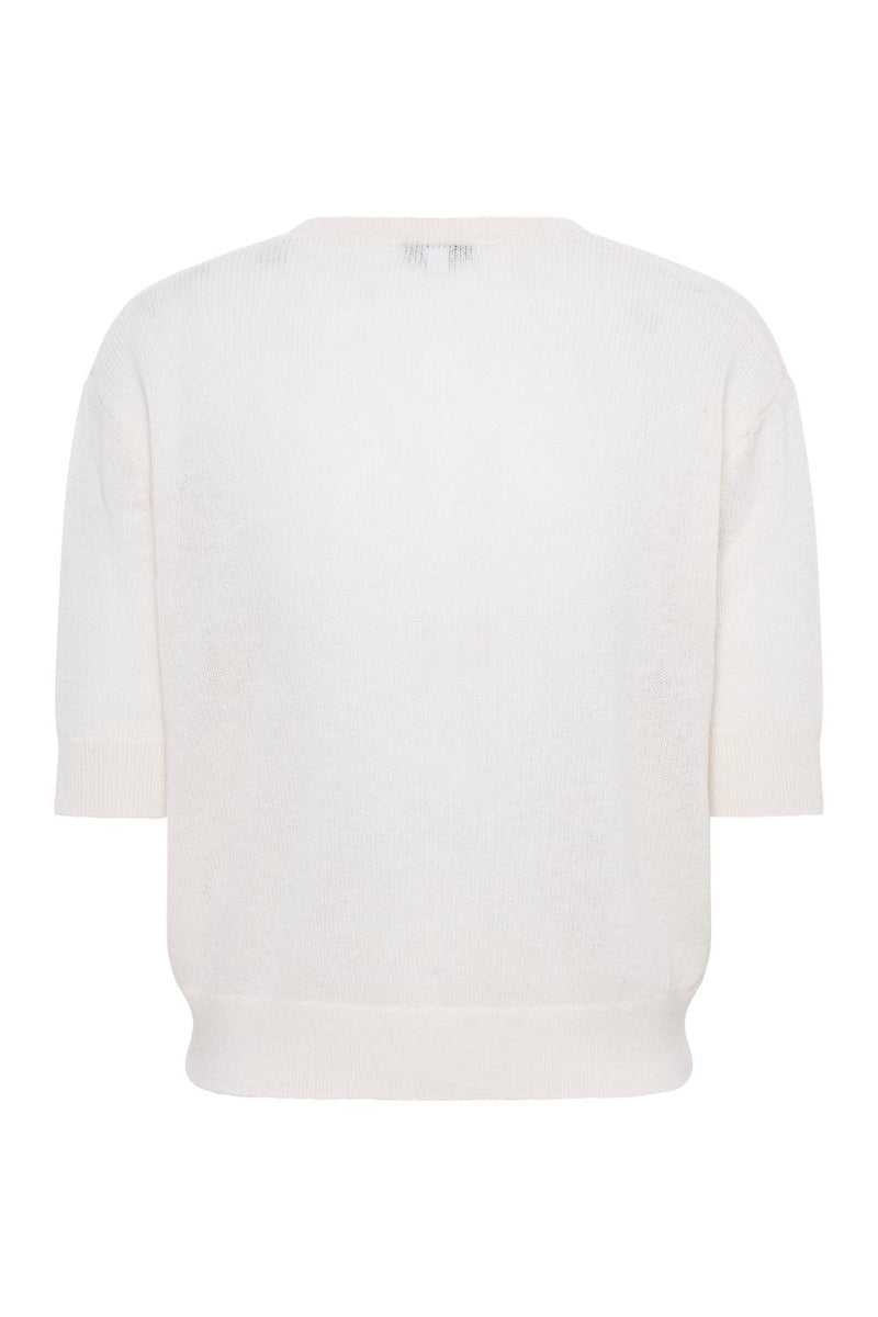 Zermatt Short Sleeve Wool Cashmere Sweater