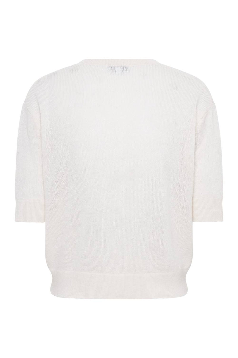 Zermatt Short Sleeve Wool Cashmere Sweater