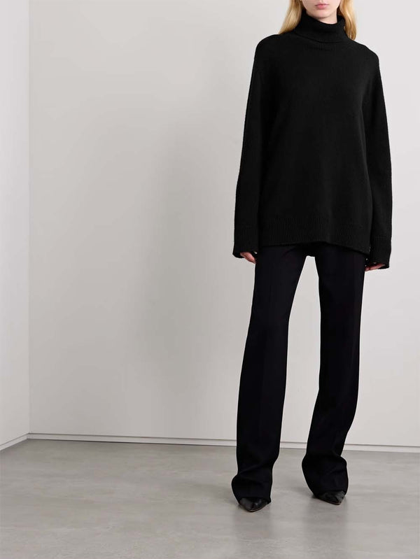 Hepny Cashmere Turtleneck Sweater