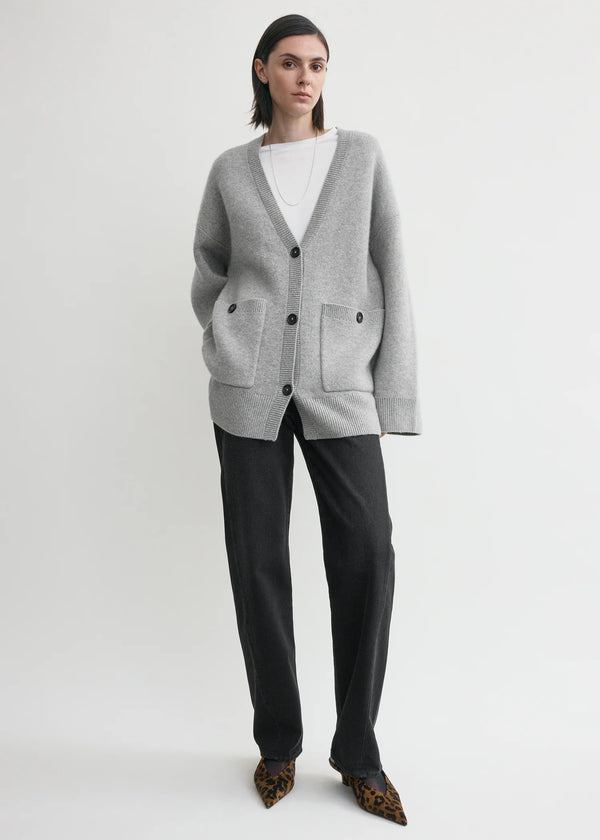 Longline Cashmere & Wool Blend Cardigan