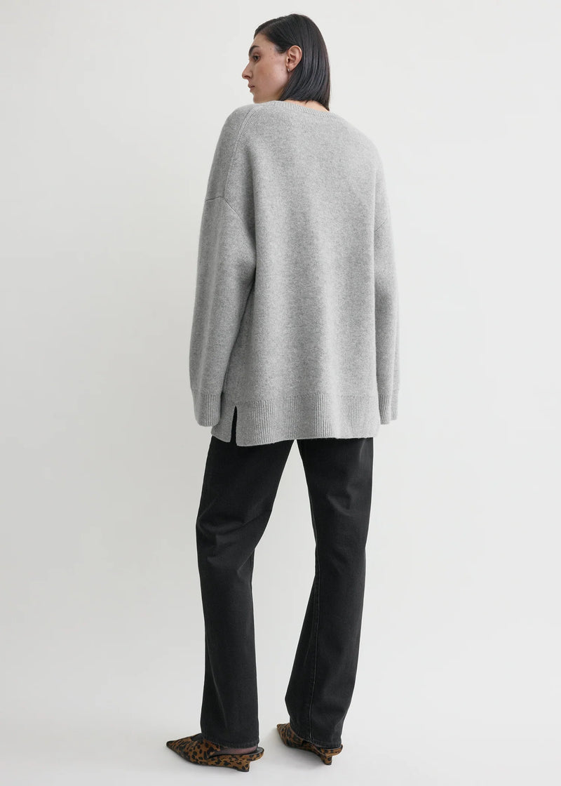 Longline Cashmere & Wool Blend Cardigan
