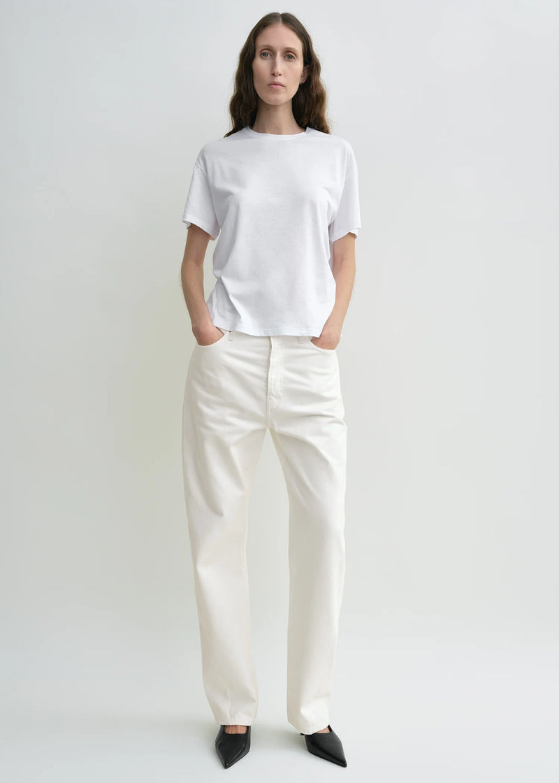 Twisted Seam High-rise Straight-leg Jeans
