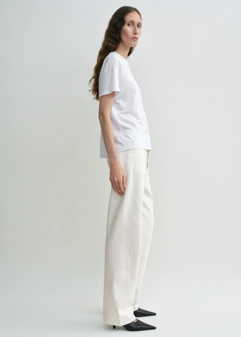 Twisted Seam High-rise Straight-leg Jeans