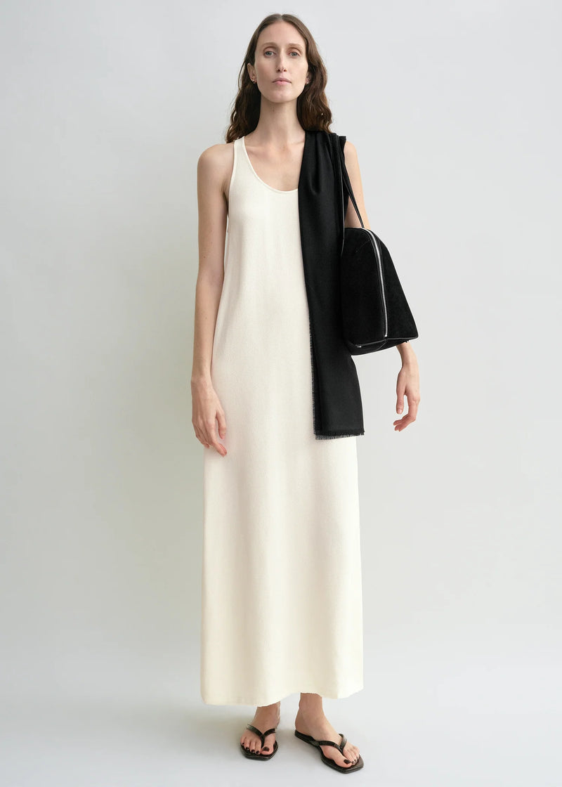 Scoop-Neck Sablé Dress