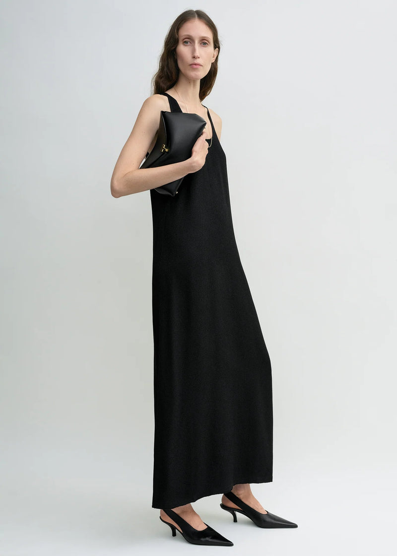 Scoop-Neck Sablé Dress