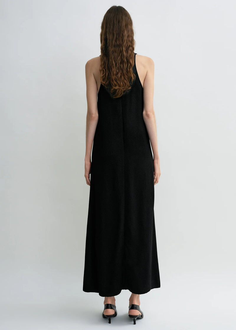 Scoop-Neck Sablé Dress