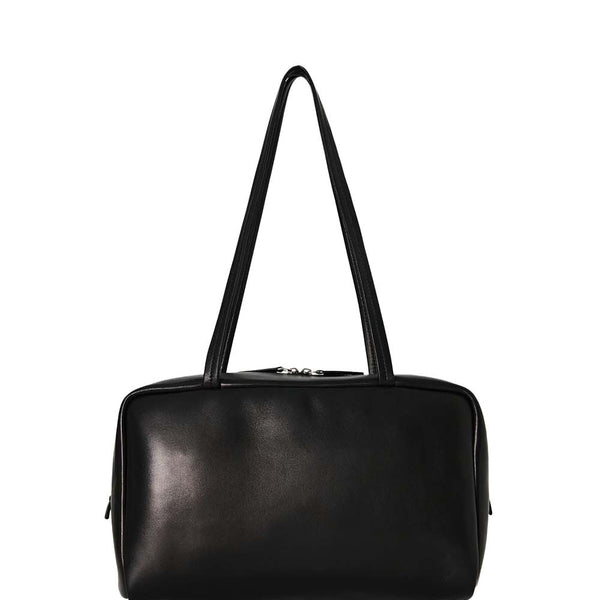ハンドバッグ The Row India 12 Bowling Bag In Glossy Leather India 12.00 Bag Brown in Leather – The Row