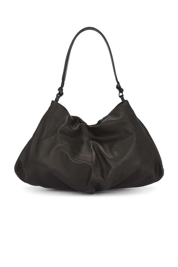 Samia Smooth Leather Shoulder Bag