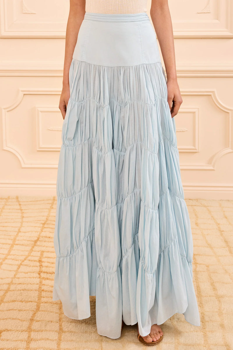 Davina Drop Tiered Maxi Skirt – Belinda International