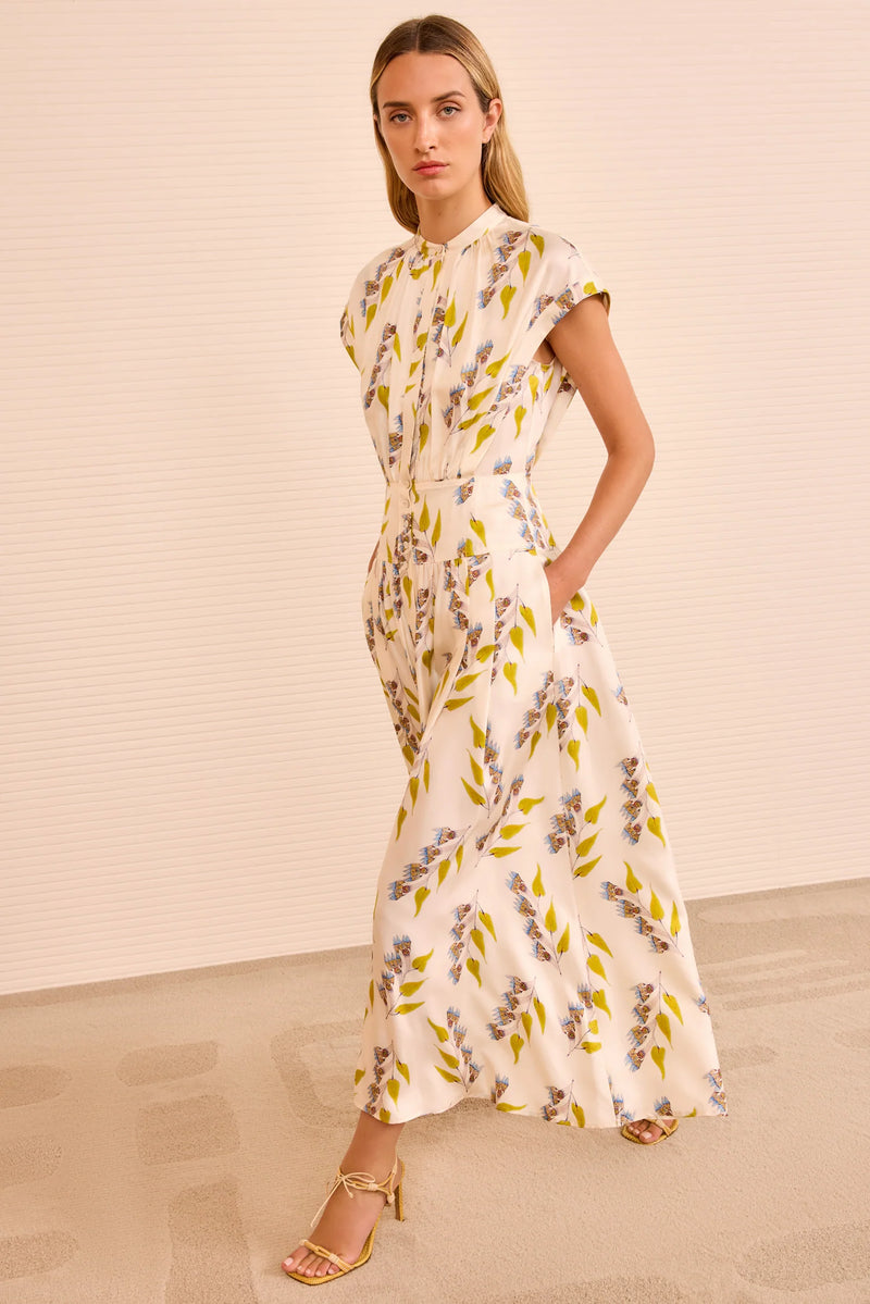 Lausanne Button Up Silk Dress