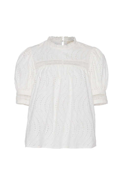 Virginia Cotton Lace Blouse