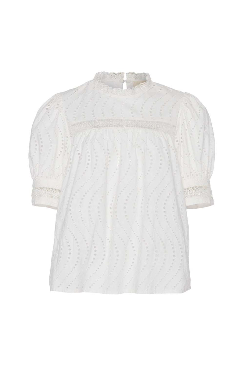 Virginia Cotton Lace Blouse