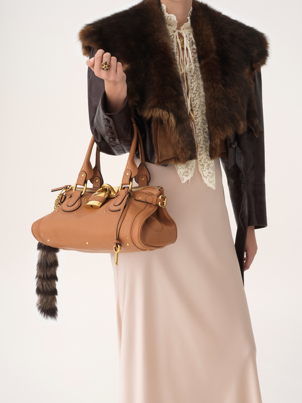 Grained Leather Paddington Tote