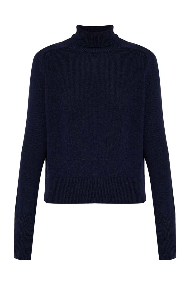 Lambswool Polo Neck Jumper