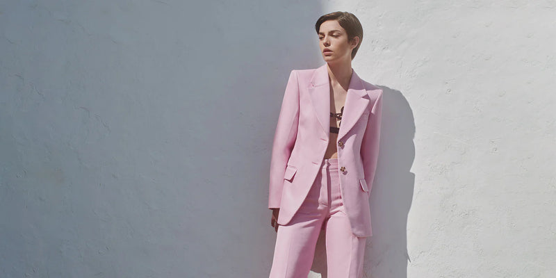 High Button Twill Jacket