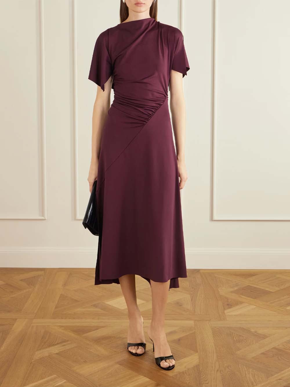 victoria beckham clothing line dresses VICTORIA BECKHAM Gathered satin gown