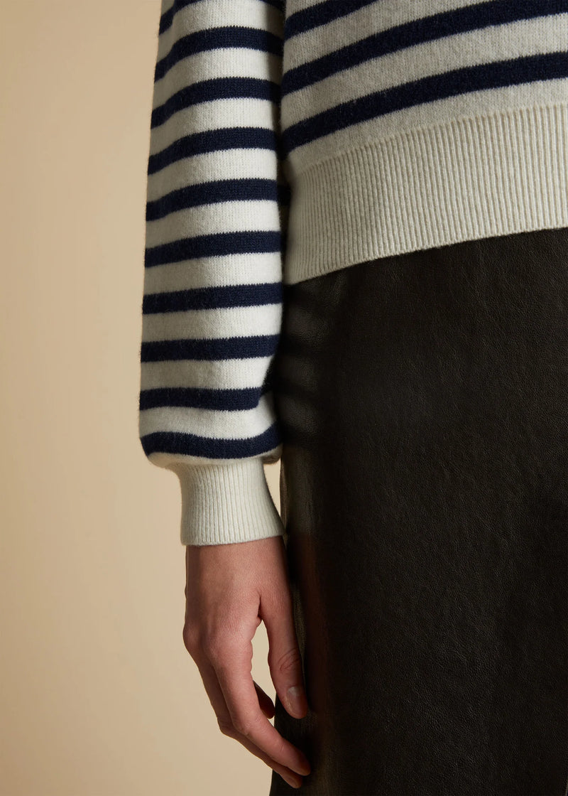 Viola Stripe Cashmere Sweater