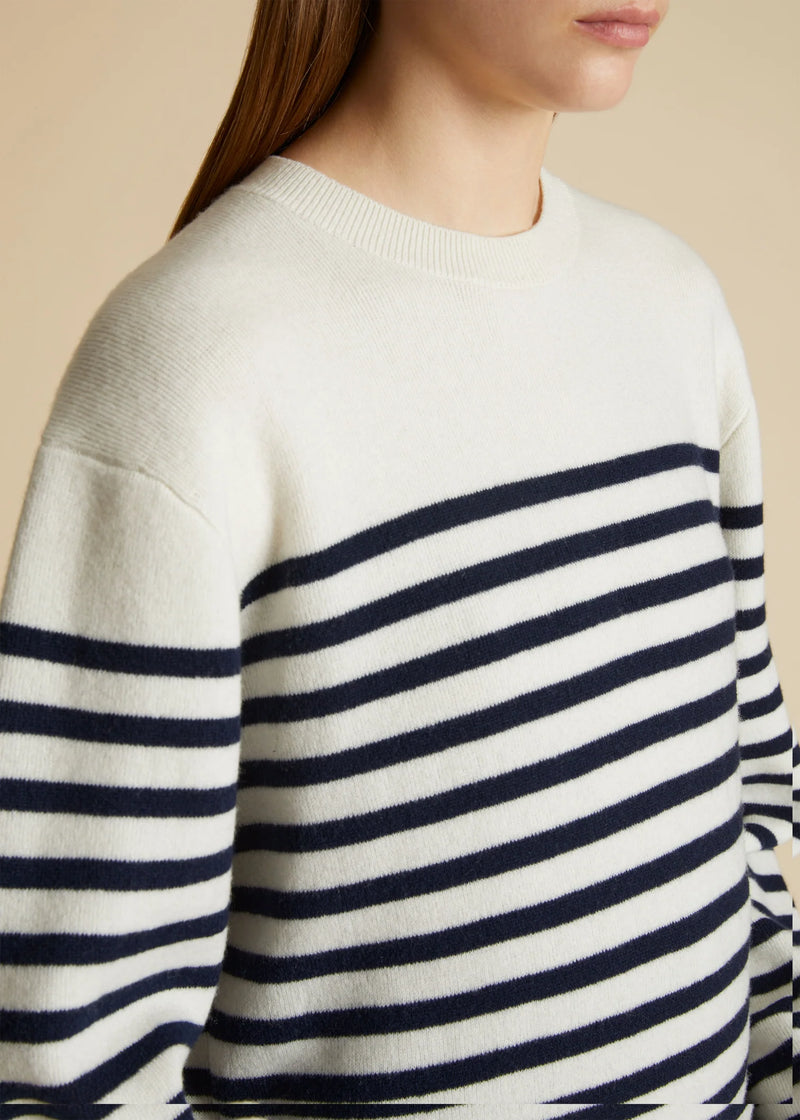 Viola Stripe Cashmere Sweater