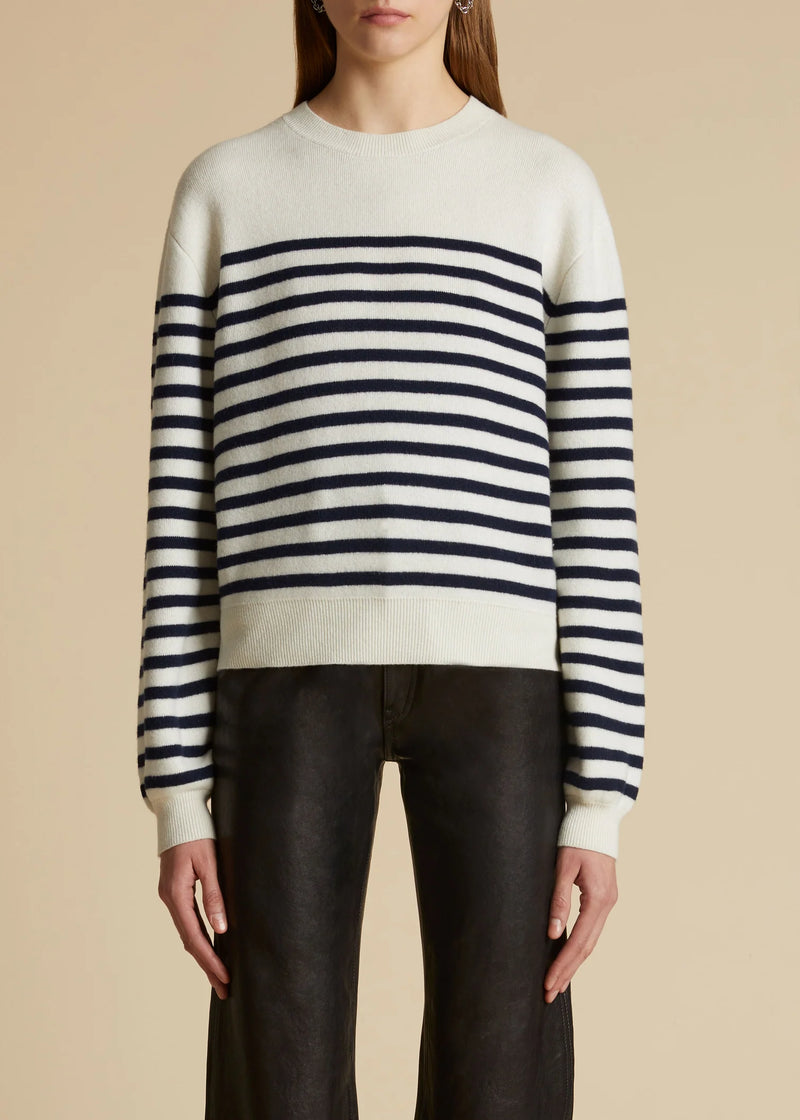 Viola Stripe Cashmere Sweater