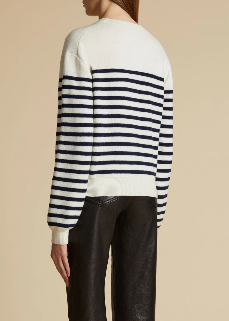 Viola Stripe Cashmere Sweater