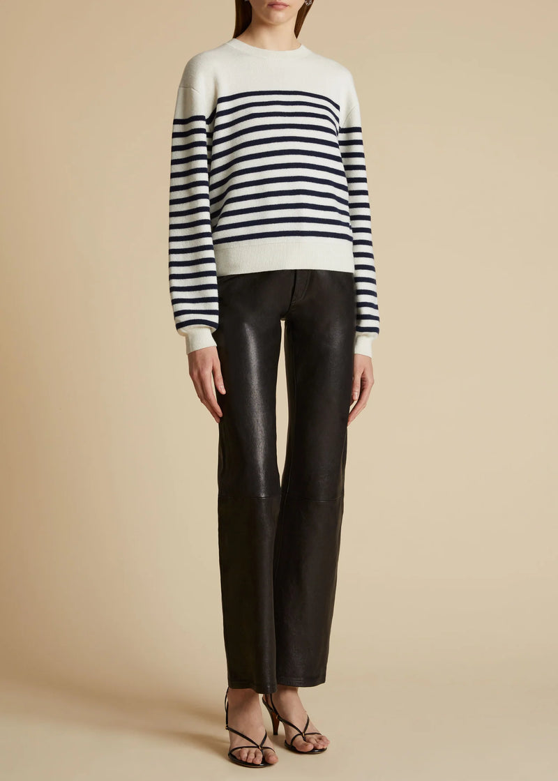 Viola Stripe Cashmere Sweater